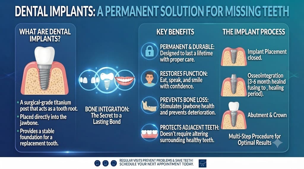 Dental Implants: A Permanent Solution for Missing Teeth